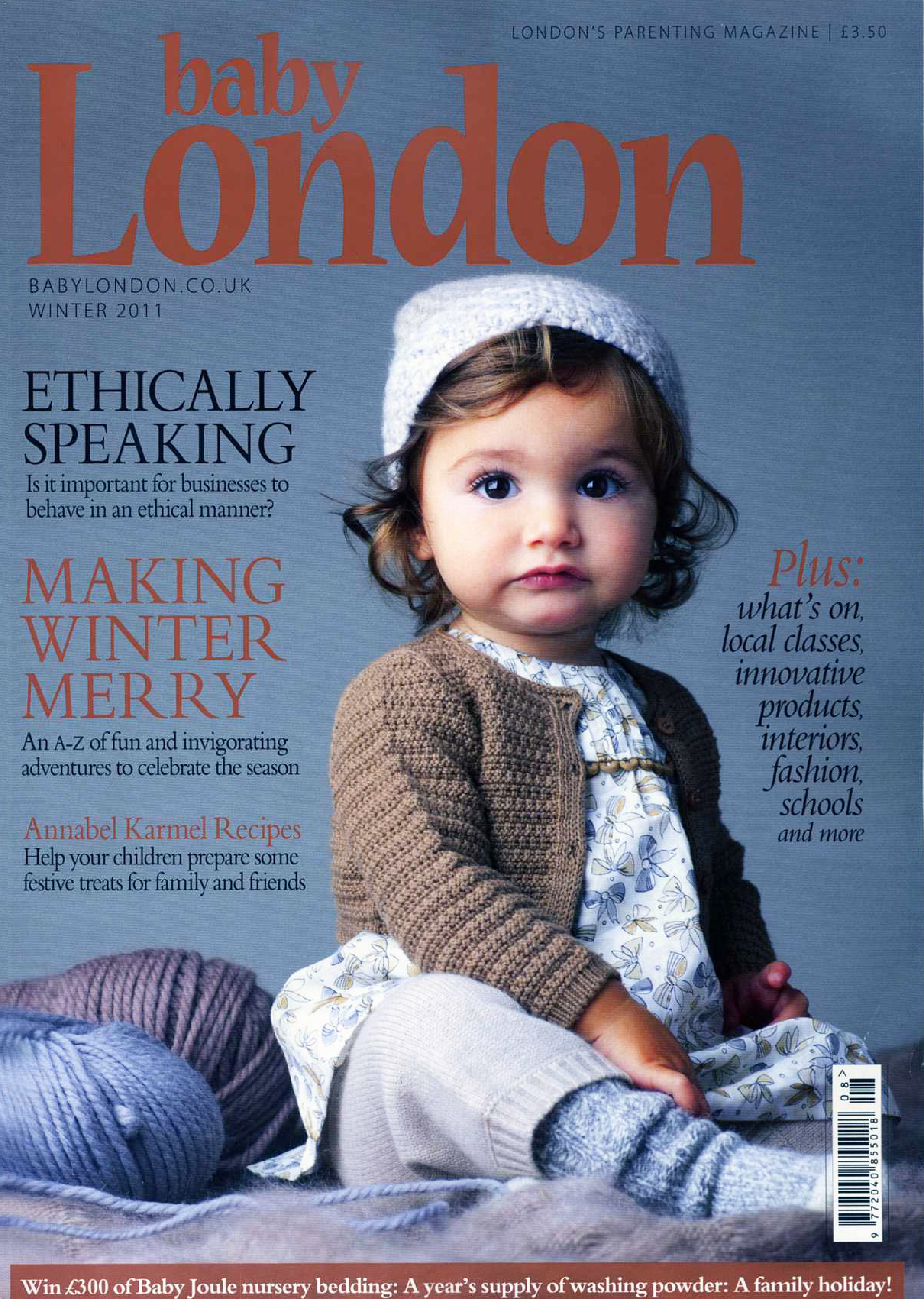 Baby London Magazine. Lucas was also spotted on the front cover of the Baby London Magazine. Lucas was also spotted on the front cover of the