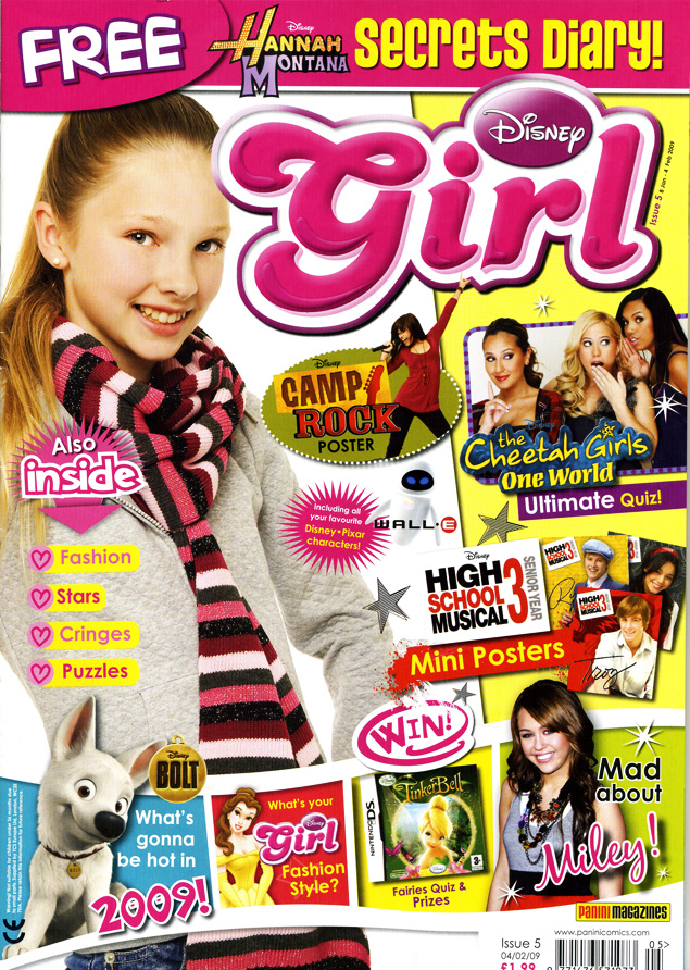 for February and is available in shops now with a Hannah Montana diary